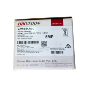 Hikvision HD 5MP Audio CCTV cameras.