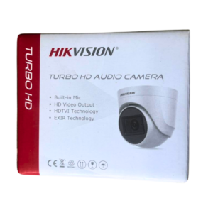 Hikvision HD 5MP Audio CCTV cameras.